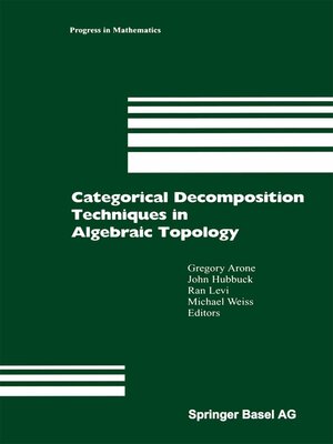 cover image of Categorical Decomposition Techniques in Algebraic Topology